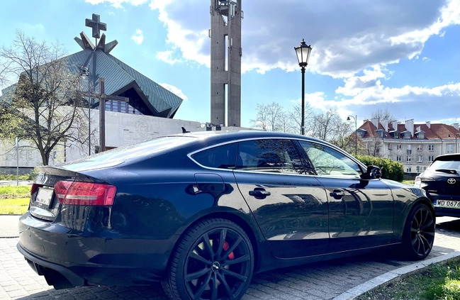 Audi A5 cena 98400 przebieg: 132000, rok produkcji 2010 z Warszawa małe 92